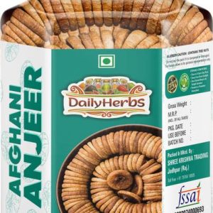 DAILYHERBS Premium Dried Afghani Anjeer | Figs | Fresh Dried Figs