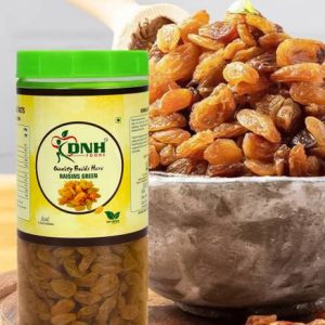 DNHFOODS Sun-Dried Yellow Raisins (500g) - Natural Sweetener & Digestive Support Raisins