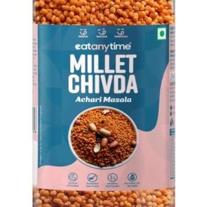 Eat Anytime Achari Millet Chivda | Perfect For Healthy Snacking, Pack of 1