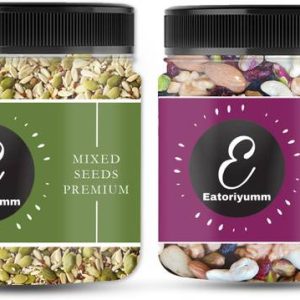 Eatoriyumm Combo Pack [Nutmix + Mixed Seeds] [Healthy & Nutritious ]