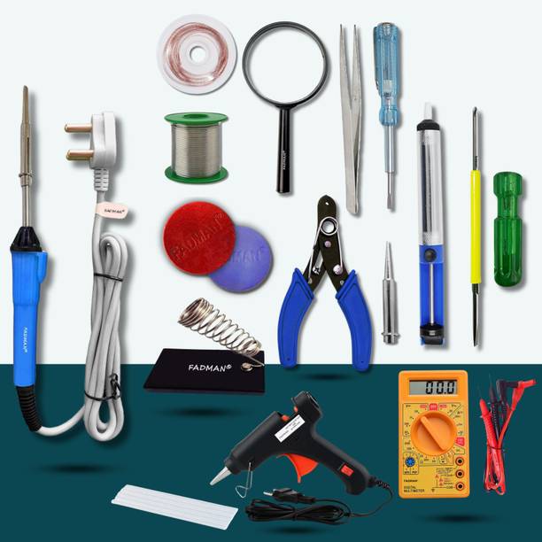 FADMAN Electronic Blue 15in1 Mobile Soldering Iron Kit ...