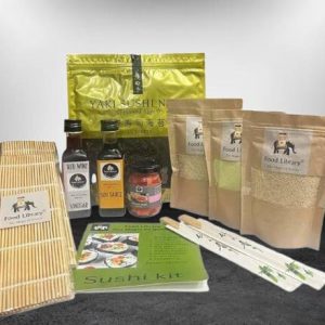 FOOD LIBRARY THE MAGIC OF NATURE Authentic Japanese Sushi Making Kit – Complete Set Combo