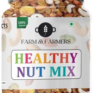 Farm & Farmers Mix Dry Fruits and Nuts Healthy Gift Hamper for Every Occasion Fresh and Healthy Assorted Nuts