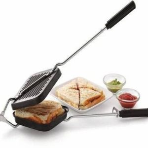 Flawless by 0 Premium Non-Stick Aluminium Grill Sandwic...