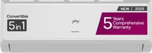 Godrej 2025 Model 5-In-1-Convertible Cooling 1.5 Ton 4 Star Split Inverter 4 Way Air Swing And Heavy D...