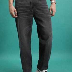 HIGHLANDER Men Relaxed Fit Mid Rise Grey Jeans