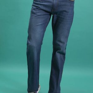 HIGHLANDER Men Straight Fit Mid Rise Blue Jeans