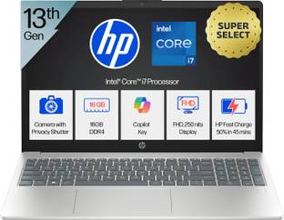 HP Intel Core i7 13th Gen 13620H - (16 GB/512 GB SSD/Windows 11 Home) 15-fr0025TU Thin and Light Lapto...