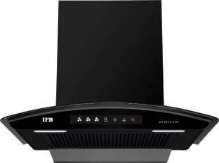 IFB Cooker Hood CS AC FL P 60 Auto Clean Wall Mounted Black 1100 CMH Chimney