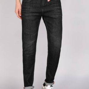 KILLER Men Skinny Mid Rise Black Jeans