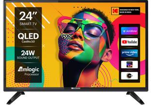KODAK QLED SE 60 cm (24 inch) QLED HD Ready Smart Linux TV 2025 Edition with 24 W Sound output | 2 Spe...