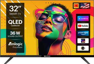 KODAK QLED SE 80 cm (32 inch) QLED HD Ready Smart Linux TV 2025 Edition with 36 W Sound output | 2 Spe...