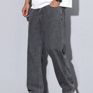 KOTTY Men Regular Low Rise Grey Jeans
