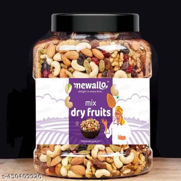 Kishori Enterprises MIXED DRY FRUITS-500g Assorted Seeds & Nuts