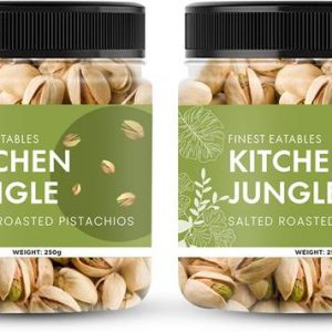 Kitchen Jungle Whole Roasted Salted Pistachios (Jar Pack) Pistachios