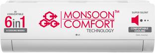 LG AI Convertible 6-in-1 Cooling 2024 Model 2 Ton 3 Star Split Dual Inverter 4 Way Swing, HD Filter wi...