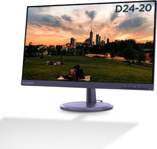 Lenovo 60.45 cm (24 inch) Full HD VA Panel 3-Side Near Edgeless with TUV Eye Care Monitor (D24-20/D24-...