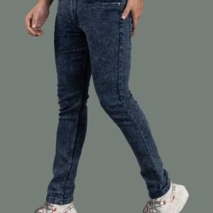 METRONAUT Men Slim Mid Rise Dark Blue Jeans