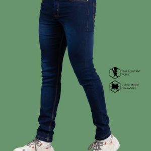 METRONAUT Men Slim Mid Rise Dark Blue Jeans