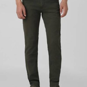 MUFTI Men Slim Mid Rise Green Jeans