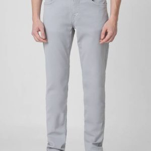 MUFTI Men Slim Mid Rise Maroon Jeans