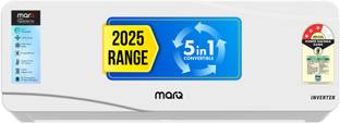 MarQ by Flipkart 2025 1 Ton 3 Star Split Inverter 5-in-1 Convertible with Turbo Cool Technology AC - ...