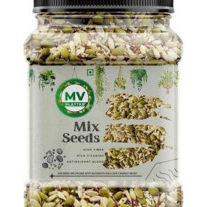 Mv platter Premium Mix Seeds for Healthy Snacking For Immunity Booster (250+250) Combo Pack Dates
