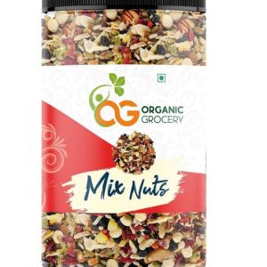 Organic Grocery Premium Dry Fruits Mixed Diet Pack | 9+ Nut Mix for Anytime Snacking