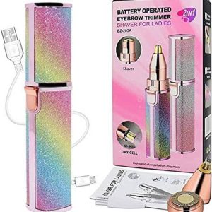 PGK TRADERS ortable 2 In 1 Flawless Eyebrow Remover and...
