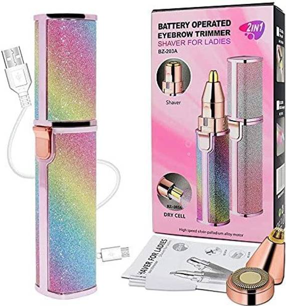 PGK TRADERS ortable 2 In 1 Flawless Eyebrow Remover and...