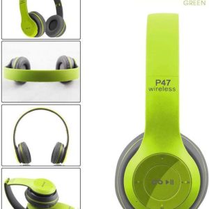 RENTOOR BEST BRAND P47 Foldable Wireless Gaming/Gym/Dynamic Bass Sound Headphone Bluetooth