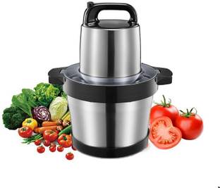 SKYTONE by skytone Stainless Steel Electric 6 Liter Meat Grinders with Bowl 1200W Heavy for Kitchen Fo...