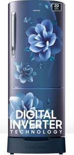 Samsung 183 L Direct Cool Single Door 4 Star Refrigerator with Base Drawer with Digital Inverter