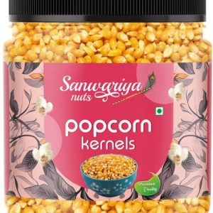 Sanwariya Instant Popcorn Kernels Seeds 500g | Big Size Gourmet Popcorn Seeds Popcorn Popcorn