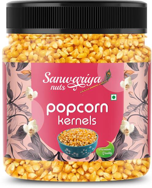 Sanwariya Instant Popcorn Kernels Seeds 500g | Big Size Gourmet Popcorn Seeds Popcorn Popcorn