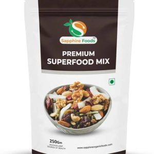Sapphire Foods Premium Superfood Mix Tasty and Heathy Assorted Fruits & Nuts, Assorted Seeds & Nuts