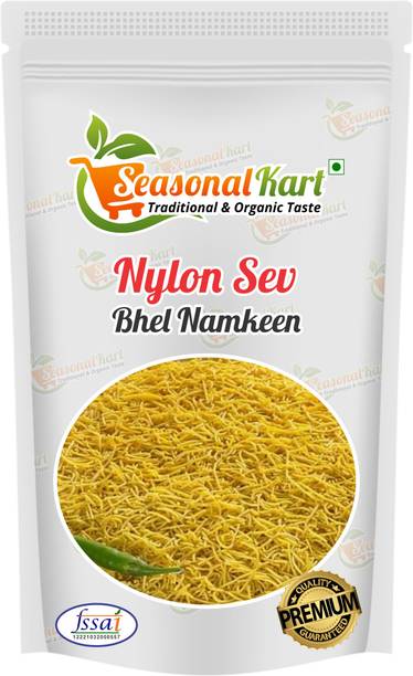 Seasonal Kart Nylon Sev - Barik Sev Namkeen- Sev Puri Bhel Puri Sev