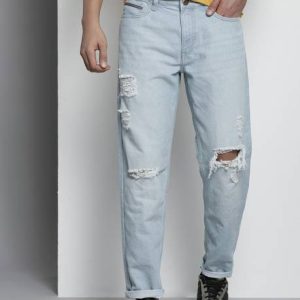 The Indian Garage Co. Men Regular Mid Rise Blue Jeans