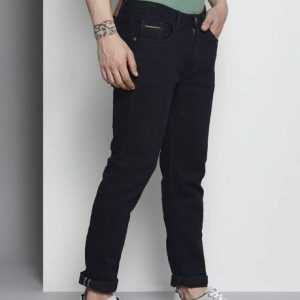 The Indian Garage Co. Men Skinny Mid Rise Blue Jeans
