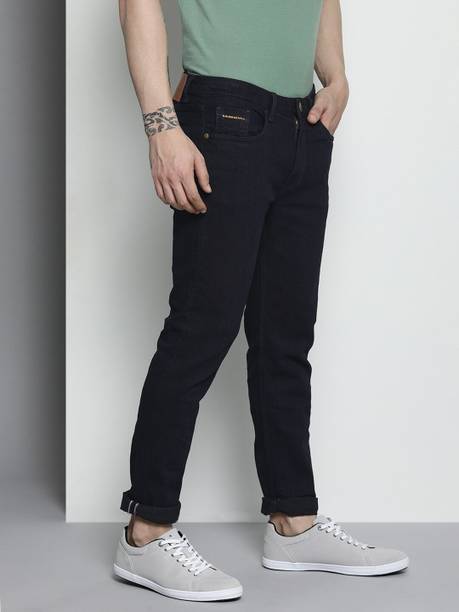 The Indian Garage Co. Men Skinny Mid Rise Blue Jeans
