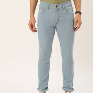 The Indian Garage Co. Men Slim Mid Rise Blue Jeans