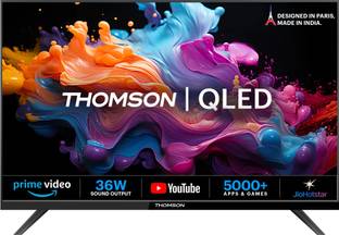 Thomson Alpha QLED 100 cm (40 inch) QLED Full HD Smart Linux TV 2025 Edition with 36W Sound Output | W...