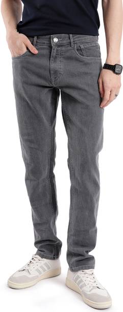 WROGN WROGN Zero Men Slim Mid Rise Grey Jeans