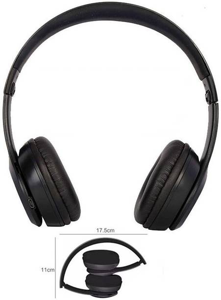 Worricow Brand New Thunder Bass 3d Wireless Headphone with calling mic Bluetooth