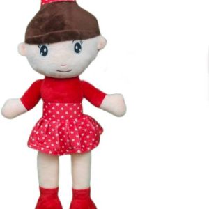 Play Hour Bella Rag Doll Plush Soft Toy Wearing Polka D...