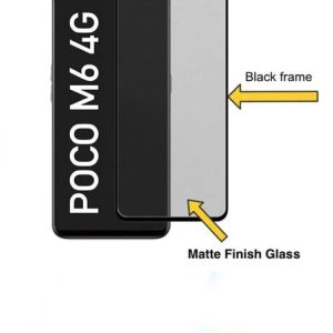 4 YARDS Tempered Glass Guard for POCO M6 4G D+ Matte Te...