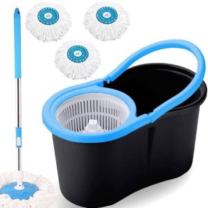 V-MOP Premium Classic Magic Spin Dry Bucket Mop - 360 D...
