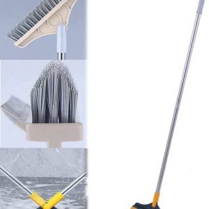 DHIYONIX Bathroom Cleaning Brush with Wiper 2 in 1 Tile...