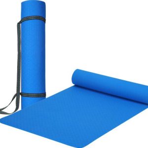 Serenity Everyday Yoga Mat & Carry Strap for Men, Women...