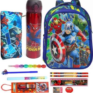 Prezzie Villa 11 pcs Avengers set of Pouch, Pencil, Pen...